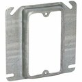 Southwire Electrical Box Cover, 1 Gang, Square, Galvanized Steel 52C14-5/8-UPC